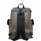 ルイ・ヴィトン LOUIS VUITTON クリストファーMM M43735 ブラウン モノグラム・マカサー メンズ リュック・デイパック