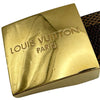 ルイ・ヴィトン LOUIS VUITTON サンチュール・キャレ M6802 ブラウン ダミエ レディース ベルト
