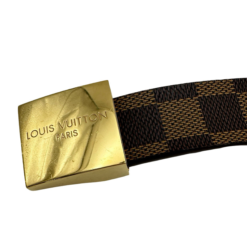 ルイ・ヴィトン LOUIS VUITTON サンチュール・キャレ M6802 ブラウン