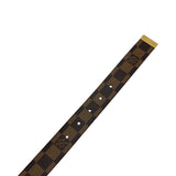 ルイ・ヴィトン LOUIS VUITTON サンチュール・キャレ M6802 ブラウン ダミエ レディース ベルト