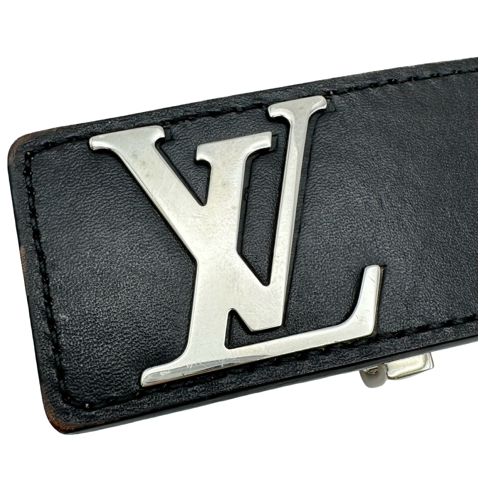ルイ・ヴィトン LOUIS VUITTON サンチュールLVイニシャルベルト M9076
