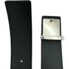 ルイ・ヴィトン LOUIS VUITTON サンチュールLVイニシャルベルト M9076 ブラック シルバー金具 レザー レディース ベルト