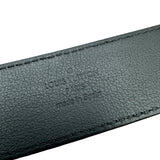 ルイ・ヴィトン LOUIS VUITTON サンチュールLVイニシャルベルト M9076 ブラック シルバー金具 レザー レディース ベルト