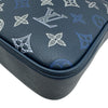 ルイ・ヴィトン LOUIS VUITTON トリオ・メッセンジャー M28618 ブルー モノグラム・シャドウ レディース ショルダーバッグ