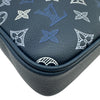 ルイ・ヴィトン LOUIS VUITTON トリオ・メッセンジャー M28618 ブルー モノグラム・シャドウ レディース ショルダーバッグ