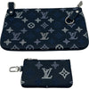 ルイ・ヴィトン LOUIS VUITTON トリオ・メッセンジャー M28618 ブルー モノグラム・シャドウ レディース ショルダーバッグ
