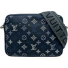 ルイ・ヴィトン LOUIS VUITTON トリオ・メッセンジャー M28618 ブルー モノグラム・シャドウ レディース ショルダーバッグ