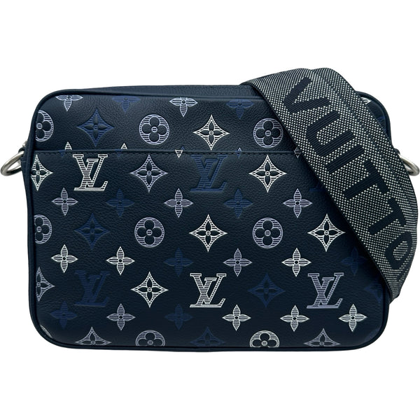 Louis Vuitton モノグラム シャドウ メッセンジャー ルイ・ヴィトン LOUIS VUITTON トリオ・メッセンジャー M28618 ブルー