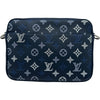 ルイ・ヴィトン LOUIS VUITTON トリオ・メッセンジャー M28618 ブルー モノグラム・シャドウ レディース ショルダーバッグ