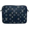 ルイ・ヴィトン LOUIS VUITTON トリオ・メッセンジャー M28618 ブルー モノグラム・シャドウ レディース ショルダーバッグ