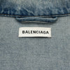 バレンシアガ BALENCIAGA グラフィティオーバーサイズデニムジャケット 530723 ブルー デニム メンズ デニムジャケット
