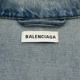 バレンシアガ BALENCIAGA グラフィティオーバーサイズデニムジャケット 530723 ブルー デニム メンズ デニムジャケット