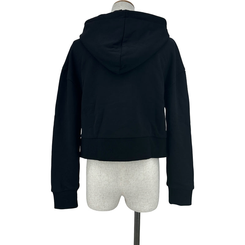 バルマン BALMAIN ラインストーンロゴクロップドパーカー 8792B010