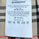 バーバリー BURBERRY チェックプリーツラップミニスカート 8025832 ベージュ ウール レディース ミニスカート