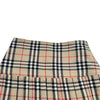 バーバリー BURBERRY チェックプリーツラップミニスカート 8025832 ベージュ ウール レディース ミニスカート
