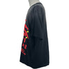 グッチ GUCCI ダメージ加工グラフィック半袖Tシャツ 616036 ブラック コットン メンズ 半袖Ｔシャツ