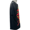 グッチ GUCCI ダメージ加工グラフィック半袖Tシャツ 616036 ブラック コットン メンズ 半袖Ｔシャツ