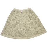 トムブラウン THOM BROWNE ツイードニットポケットスカート FKK006AKP232 アイボリー ウール レディース スカート
