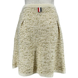 トムブラウン THOM BROWNE ツイードニットポケットスカート FKK006AKP232 アイボリー ウール レディース スカート