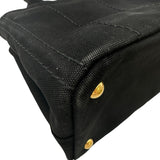 プラダ PRADA カナパミニ 1BG439 ブラック キャンバス レディース ハンドバッグ