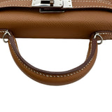エルメス HERMES ミニケリー2 B刻印 ゴールド シルバー金具 エプソン レディース ショルダーバッグ