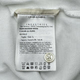 モンクレール MONCLER ロゴパッチ半袖ポロシャツ ホワイト コットン メンズ ポロシャツ