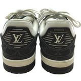 ルイ・ヴィトン LOUIS VUITTON トレイナーライン ローカットスニーカー BM9U5PMI ブラック レザー メンズ スニーカー