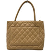 シャネル CHANEL 復刻トート A01804 7番台 ベージュ ゴールド金具 キャビアスキン レディース トートバッグ