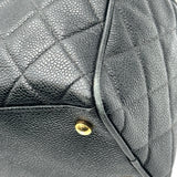 シャネル CHANEL マトラッセ ボストンバッグ A20997 8番台 ブラック ゴールド金具 キャビアスキン レディース ボストンバッグ