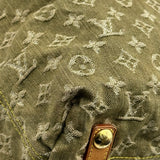 ルイ・ヴィトン LOUIS VUITTON バギーGM M95211 グリーン モノグラム・デニム ユニセックス ショルダーバッグ
