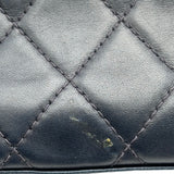 シャネル CHANEL マトラッセ ハンドバッグ 4番台 ネイビー ラムスキン/プラスチック レディース ハンドバッグ