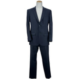 ジルサンダー JIL SANDER ノッチドラペル2Bセットアップスーツ JSMG235401 ネイビー ウール メンズ スーツ