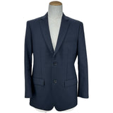 ジルサンダー JIL SANDER ノッチドラペル2Bセットアップスーツ JSMG235401 ネイビー ウール メンズ スーツ