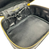 シャネル CHANEL ピコローレバニティバッグ A01618 3番台 ブラック ゴールド金具 ラムレザー レディース その他バッグ