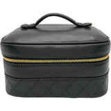 シャネル CHANEL ピコローレバニティバッグ A01618 3番台 ブラック ゴールド金具 ラムレザー レディース その他バッグ
