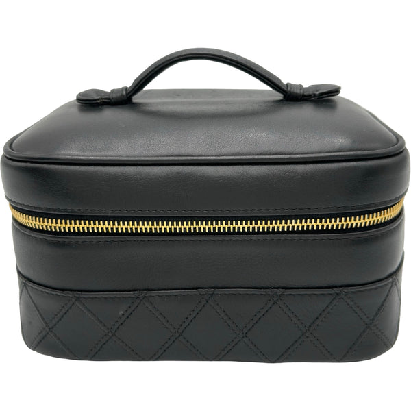 シャネル CHANEL ピコローレバニティバッグ A01618 3番台 ブラック