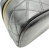 シャネル CHANEL ピコローレバニティバッグ A01618 3番台 ブラック ゴールド金具 ラムレザー レディース その他バッグ