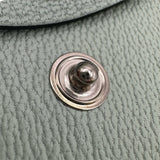 エルメス HERMES カルヴィディオヴェルソ W刻印 ヴェールペパーミント/モワイヤン シェーブル ユニセックス カードケース