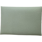 エルメス HERMES カルヴィディオヴェルソ W刻印 ヴェールペパーミント/モワイヤン シェーブル ユニセックス カードケース