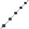 ヴァンクリーフ＆アーペル Van Cleef & Arpels ヴィンテージアルハンブラブレスレット ゴールド Au750 ブルーアゲート ジュエリー