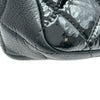 シャネル CHANEL マトラッセフラップチェーンショルダー 21番台 ブラック ゴールド金具 エナメル/レザー レディース ショルダーバッグ