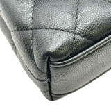 シャネル CHANEL ココハンドルエクストラミニ AP4244 ブラック ゴールド金具 キャビアスキン レディース ショルダーバッグ