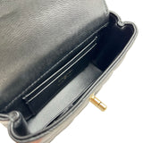 シャネル CHANEL ココハンドルエクストラミニ AP4244 ブラック ゴールド金具 キャビアスキン レディース ショルダーバッグ