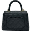 シャネル CHANEL ココハンドルエクストラミニ AP4244 ブラック ゴールド金具 キャビアスキン レディース ショルダーバッグ