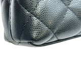 シャネル CHANEL ココハンドルエクストラミニ AP4244 ブラック ゴールド金具 キャビアスキン レディース ショルダーバッグ
