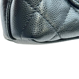 シャネル CHANEL ココハンドルエクストラミニ AP4244 ブラック ゴールド金具 キャビアスキン レディース ショルダーバッグ