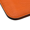 エルメス HERMES ドゴンミーティング □G刻印 オレンジ シルバー金具 トゴ メンズ クラッチバッグ