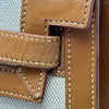 エルメス HERMES ケリー35 外縫い □A刻印 ナチュラル ゴールド金具 トワル/シャモニー レディース ショルダーバッグ
