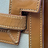 エルメス HERMES ケリー35 外縫い □A刻印 ナチュラル ゴールド金具 トワル/シャモニー レディース ショルダーバッグ