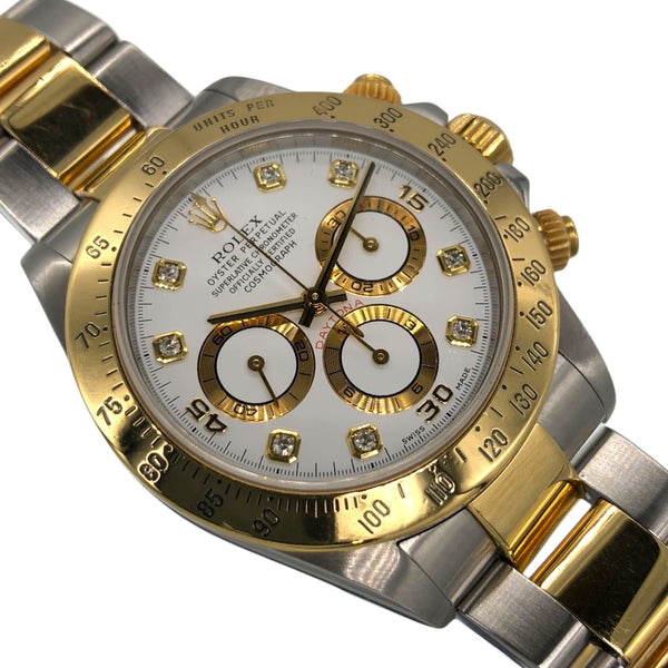 ロレックス ROLEX コスモグラフ デイトナ A番 16523G ホワイト K18YG/SS メンズ 腕時計
